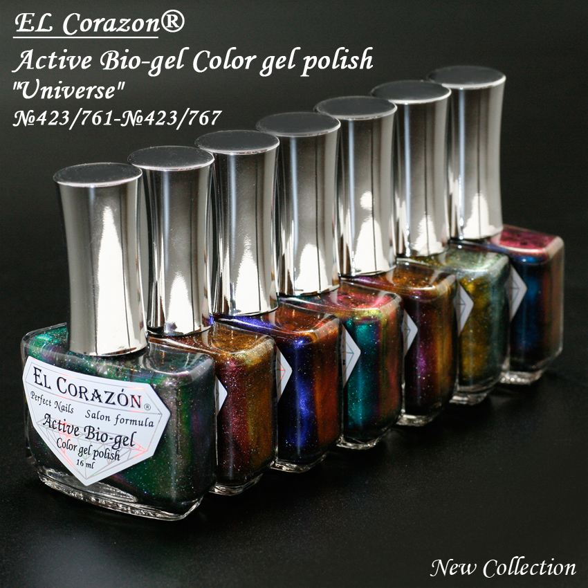 EL Corazon  Active Bio-gel Color gel polish Nail Universe 423 761 762 763 764 765 766 767,   , el corazon active bio-gel, el corazon 423, el corazon  ,    