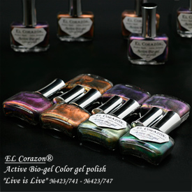 EL Corazon  Active Bio-gel Color gel polish Nail Live is Live 423 741 742 743 744 745 746 747