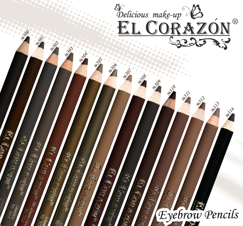 EL Corazon карандаш для бровей, Eyebrow Pencil, Эль Коразон карандаш для бровей